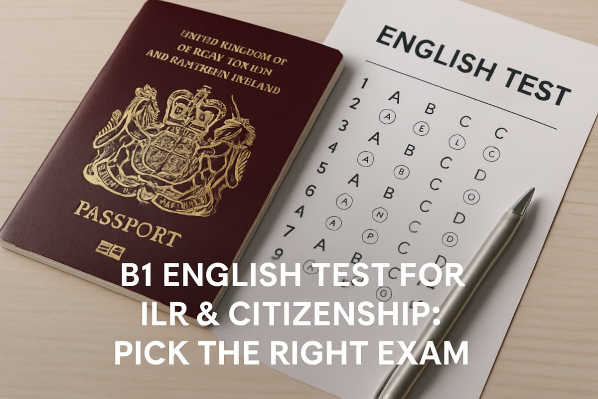 B1 English Test for ILR & Citizenship: Pick the Right Exam