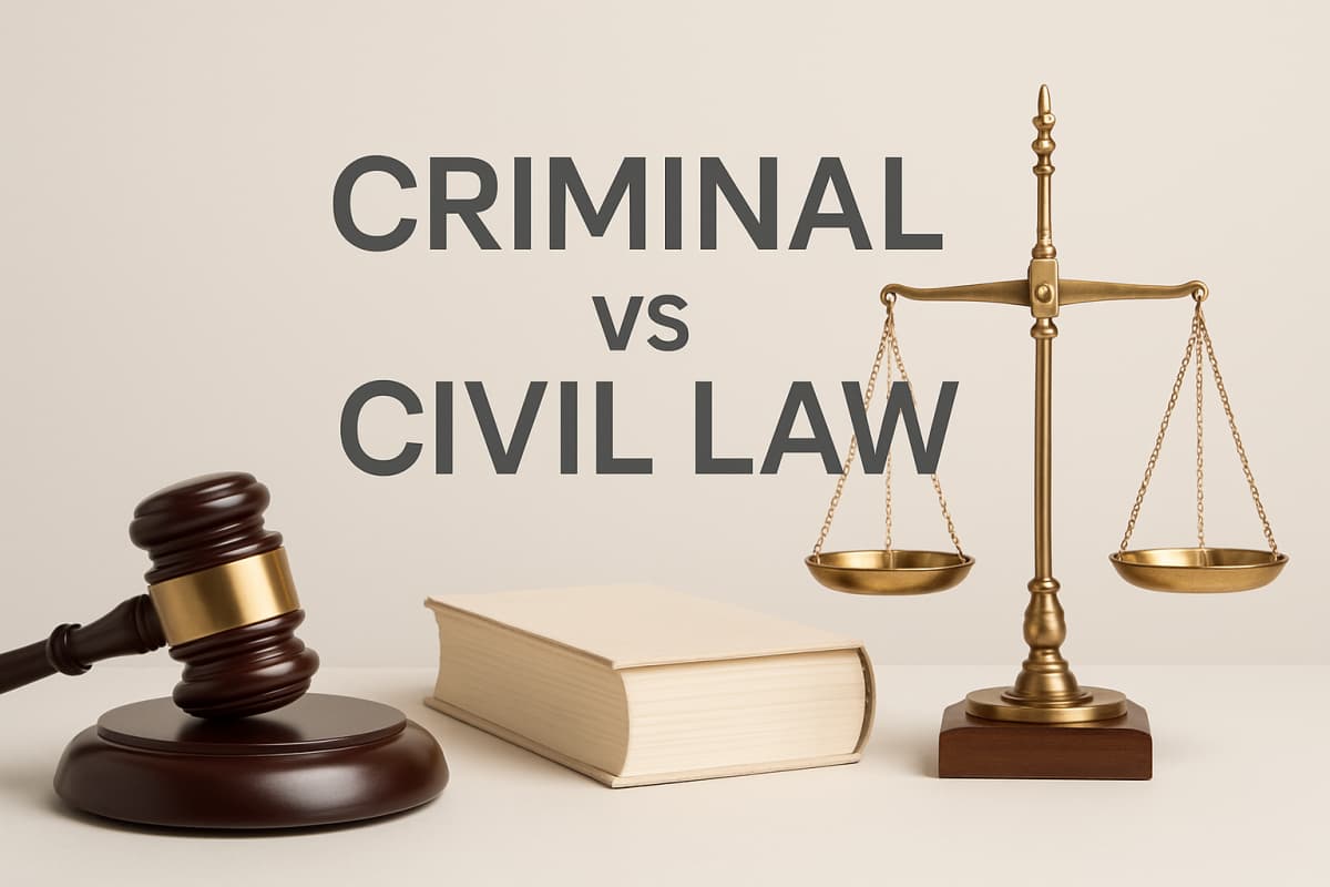 Criminal vs Civil Law UK: What Matters for Your Test