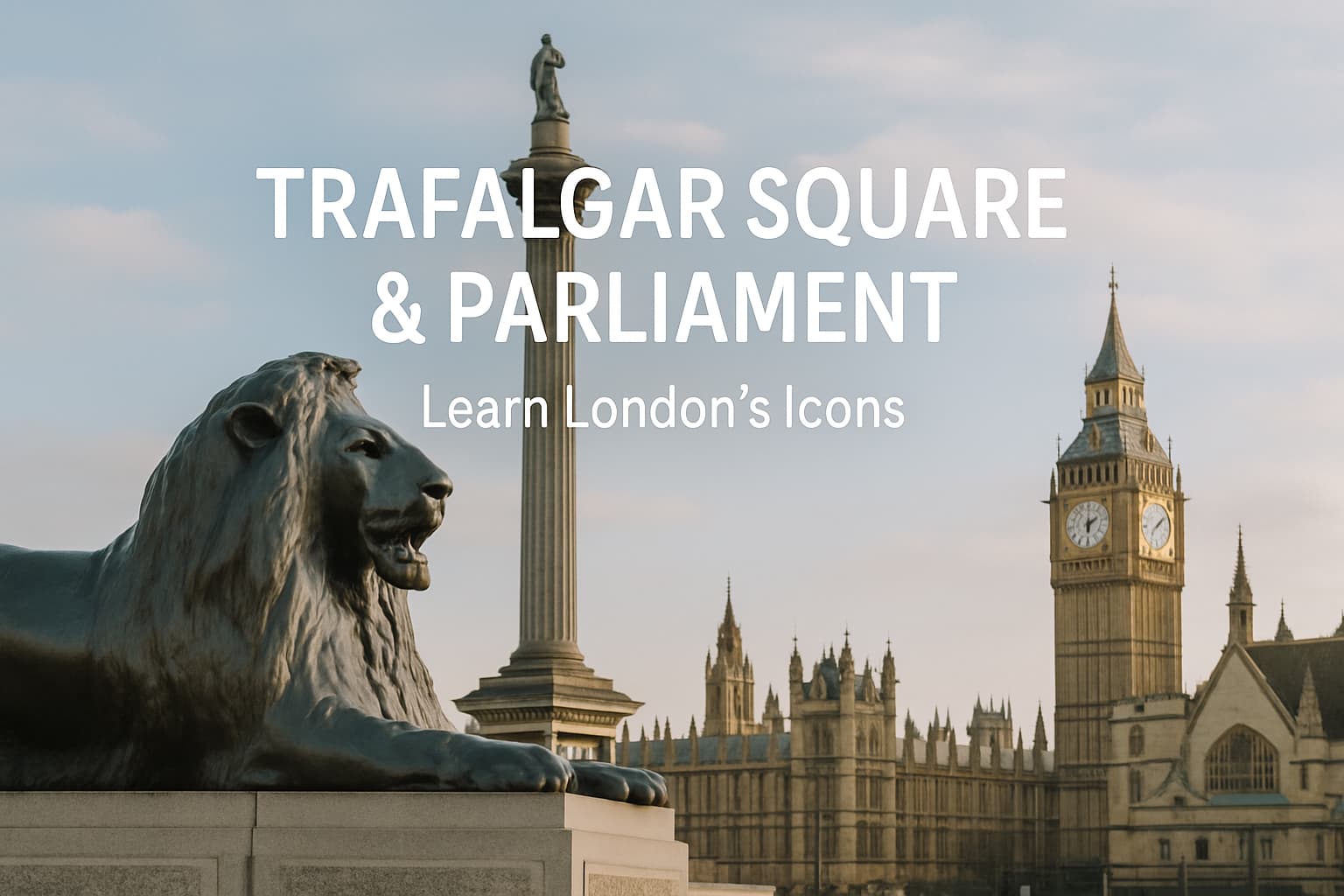 Trafalgar Square & Parliament: Learn London’s Icons