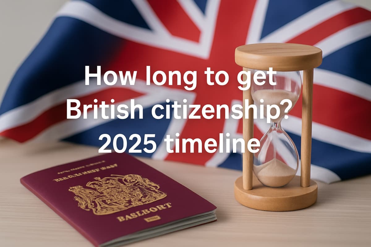 How long to get British citizenship? 2025 timeline