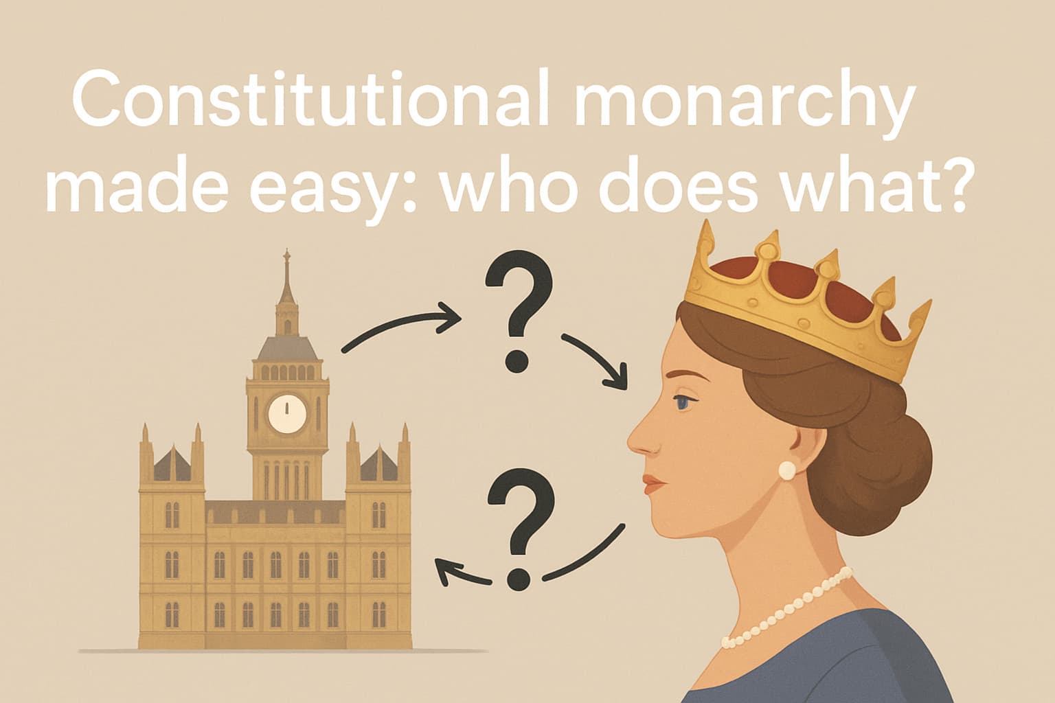 Constitutional monarchy made easy: who does what?