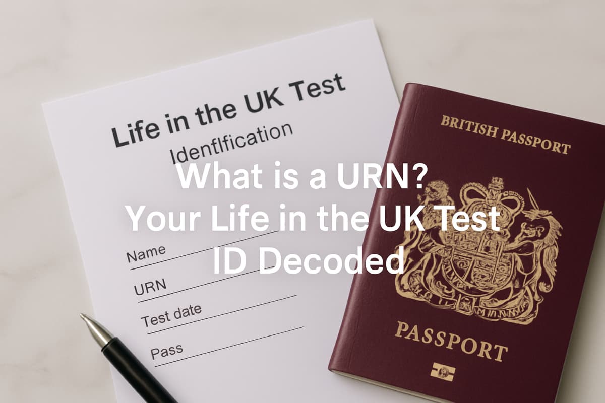 What is a URN? Your Life in the UK Test ID Decoded