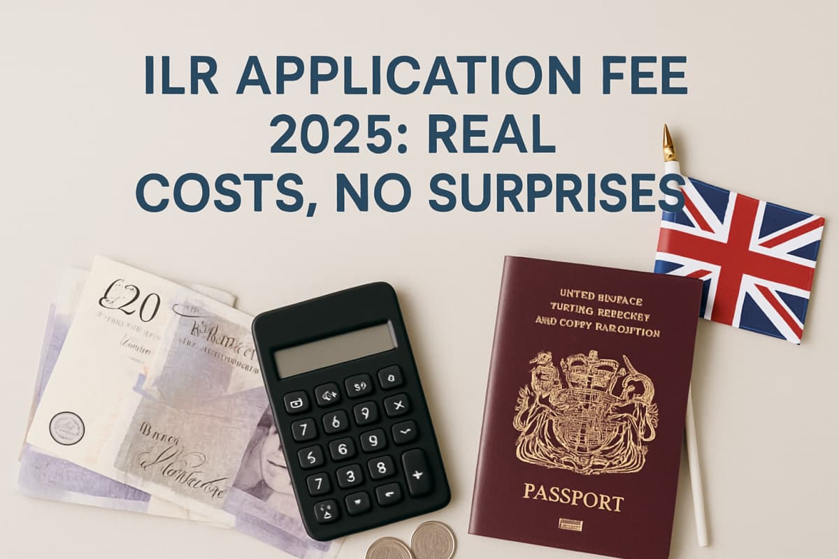 ILR Application Fee 2025: Real Costs, No Surprises