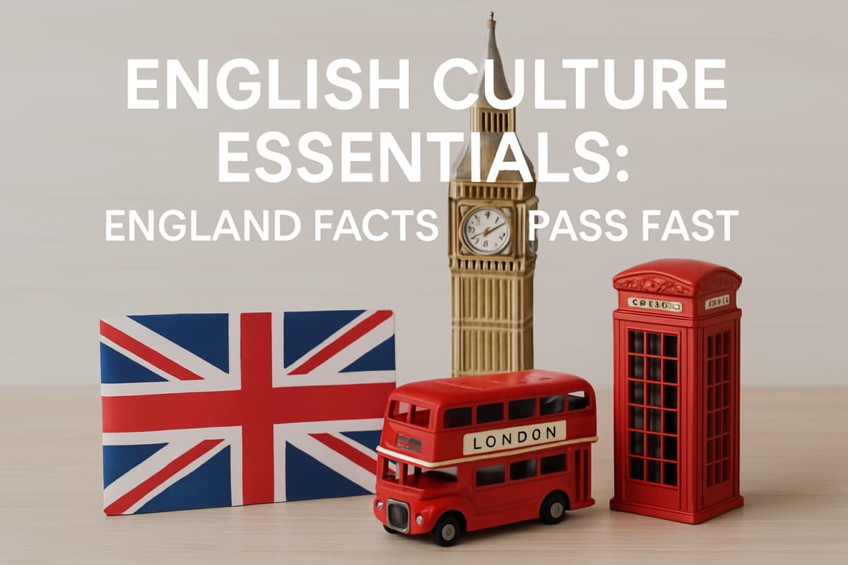 English culture essentials: England facts for the test
