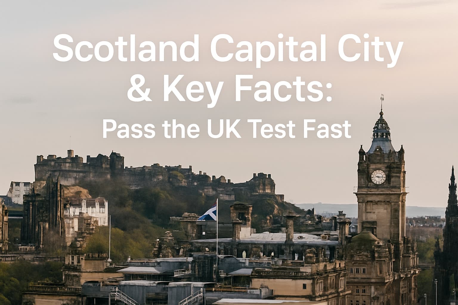 Scotland Capital City & Key Facts: Pass the UK Test Fast