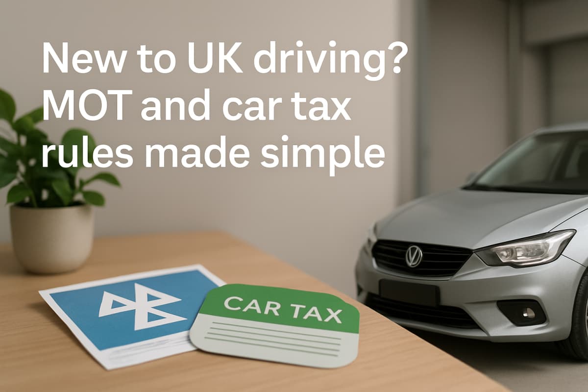 New to UK driving? MOT and car tax rules made simple