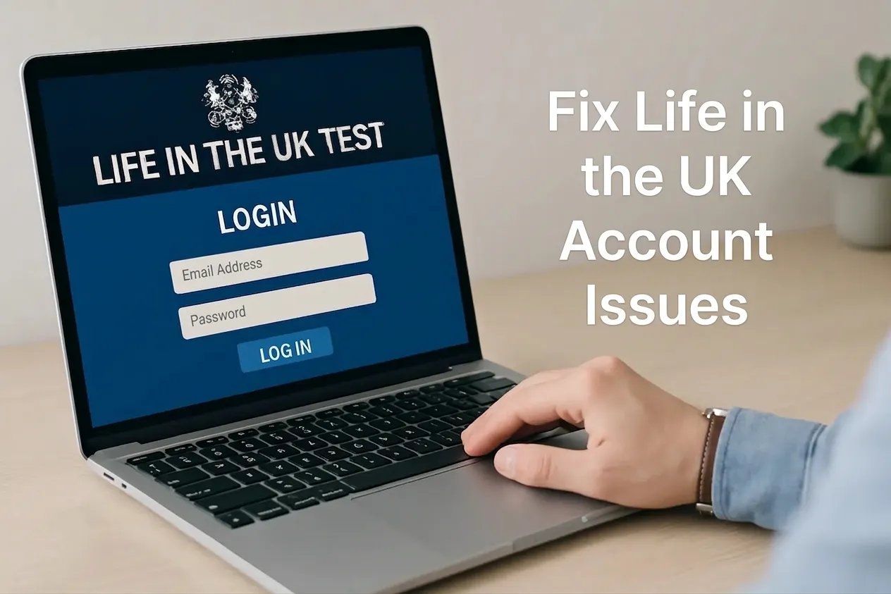 Life in the UK Test login: Fix Account Issues Fast