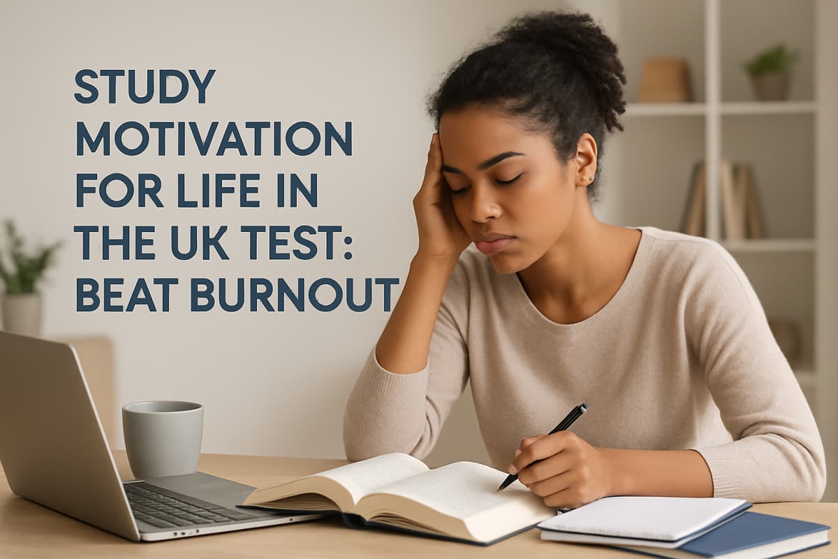 Study Motivation for Life in the UK Test: Beat Burnout